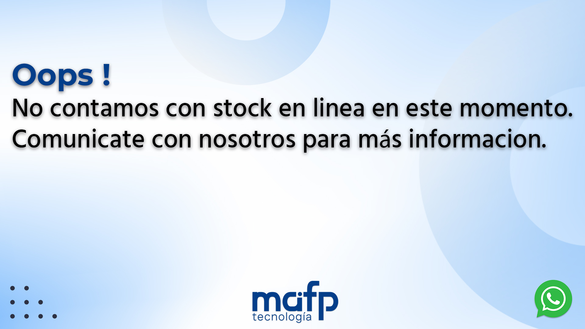Contáctanos por WhatsApp