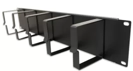 Organizador de cable sin tapa de 2U