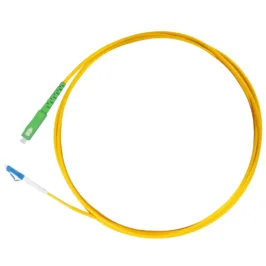 Patchcords monomodo SC/APC - LC/PC de fibra óptica
