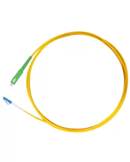 Patchcords monomodo SC/APC - LC/PC de fibra óptica