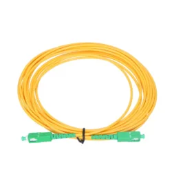 Patchcords monomodo SC/APC - SC/APC de fibra óptica
