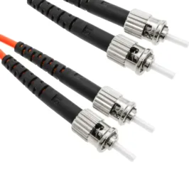 Patchcords multimodo ST/PC - ST/PC de fibra óptica