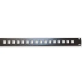 Patchera de 1U para 16 cables