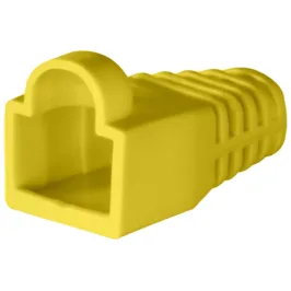 Capuchones amarillos CAT 5E y 6 por 100 unidades