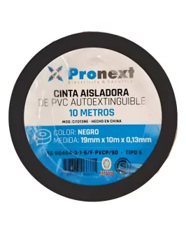 Cinta aisladora negra