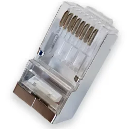 Plugs blindados CAT 6 por 100 unidades