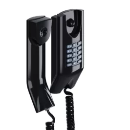 Teléfono para porteros negro