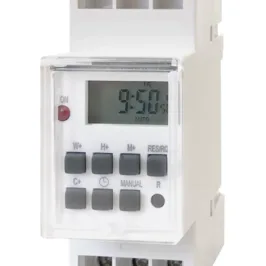 Temporizador digital para riel DIN
