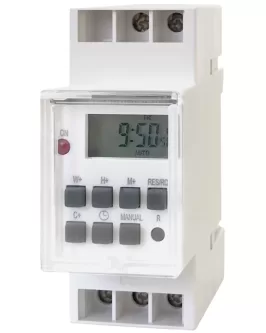 Temporizador digital para riel DIN