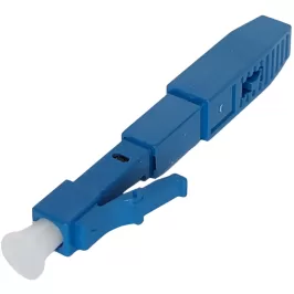 Conector LC/APC monomodo de capuchón largo