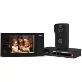 Kit de videoportero IP con switch PoE