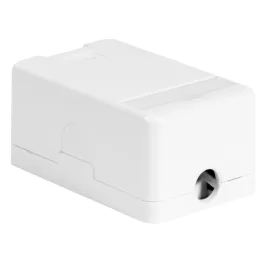 Roseta CAT 5E y 6 con tapa de 1 boca
