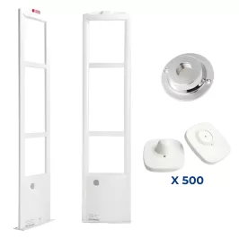 Kit de antenas antihurto con 500 tags e imán