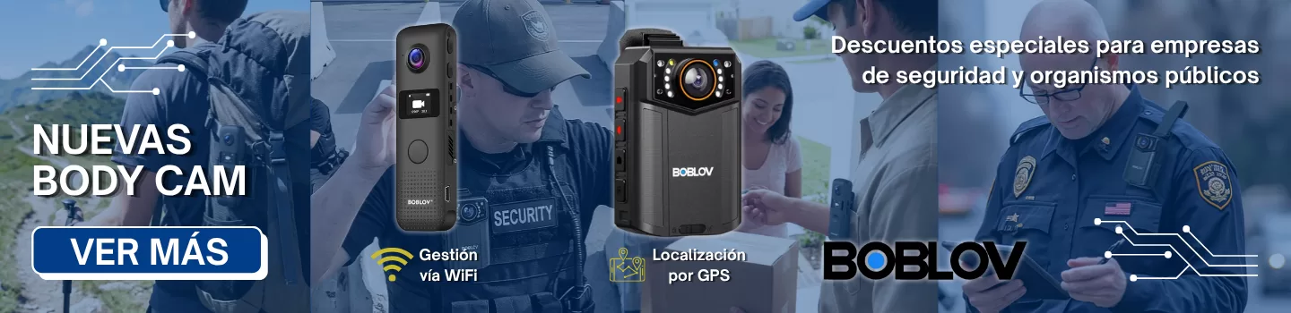 Nuevas cámaras corporales de Boblov
