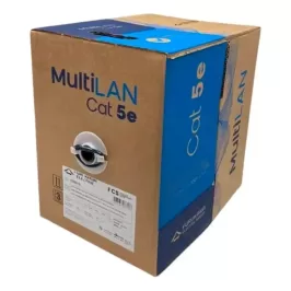 Cable UTP categoría 5E 100% cobre para exterior