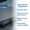 NVR PoE de 4 canales Cygnus