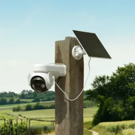 Cámara IP de 5MPX con panel solar y conexión por 4G