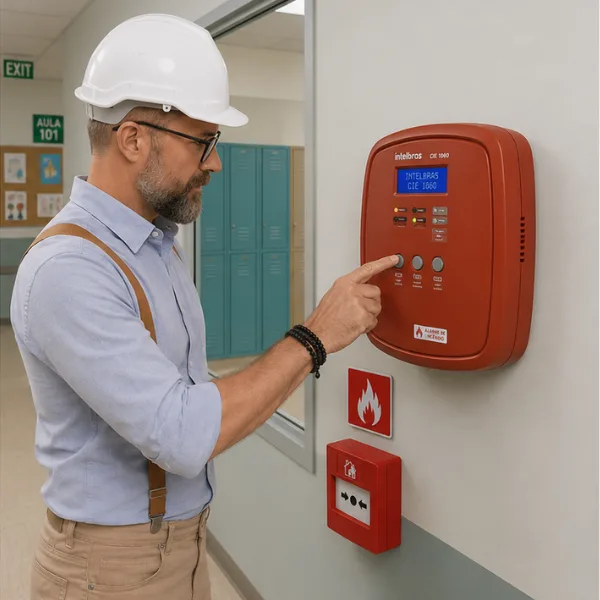 Central de detección de incendio direccionable CIE 1060