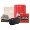 Kit de alarma de evacuación de incendio convencional con energía de respaldo