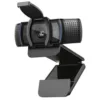 Webcam full HD con 2 micrófonos y clip de montaje fijo